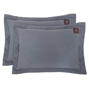 Greenwich Polo Club Ζευγος Μαξιλαροθηκες 50x70 Essential 4449 Purple