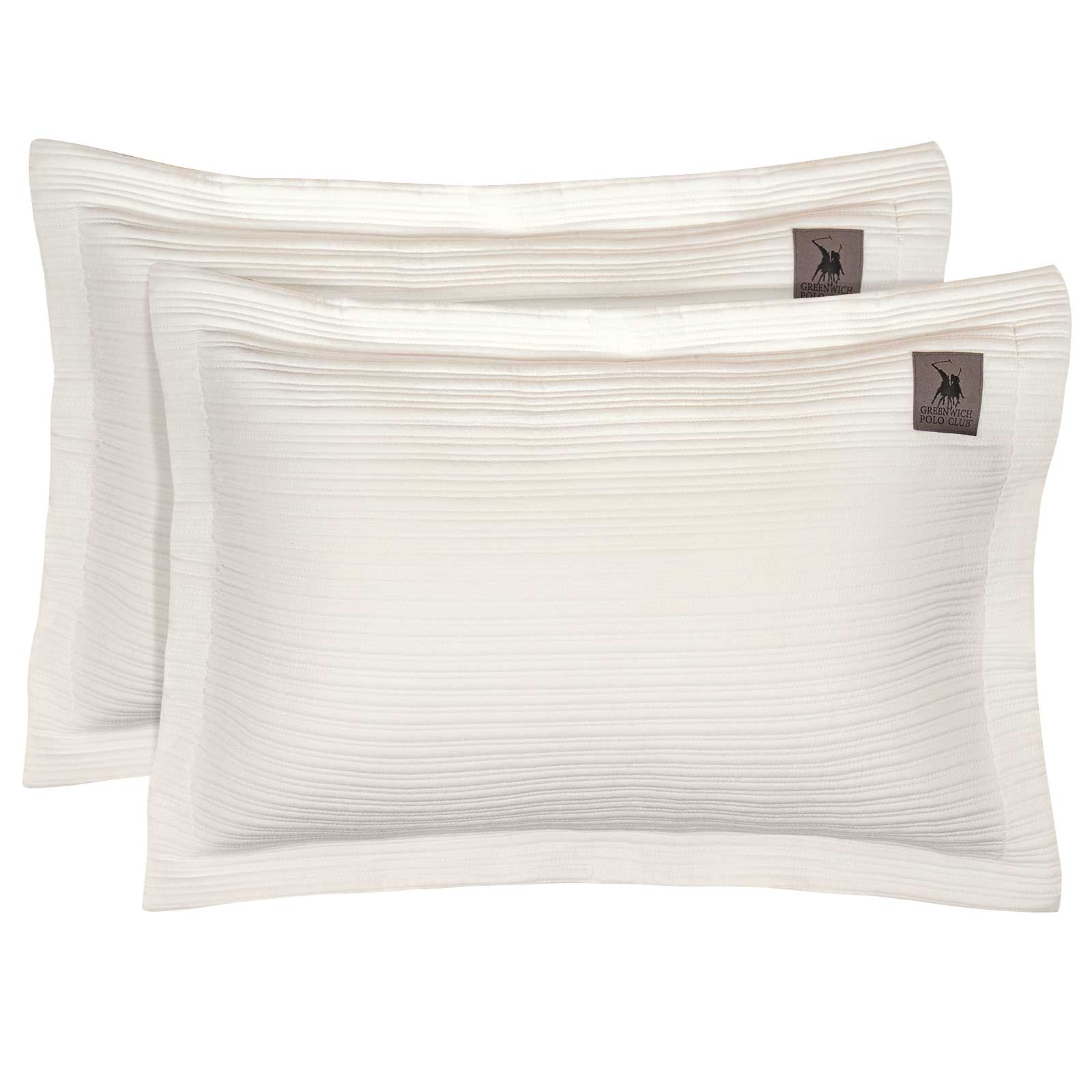 Greenwich Polo Club Ζευγος Μαξιλαροθηκες Essential 4453 White White
