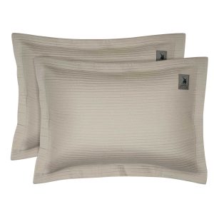 Greenwich Polo Club Ζευγος Μαξιλαροθηκες Essential 4455 Taupe Taupe