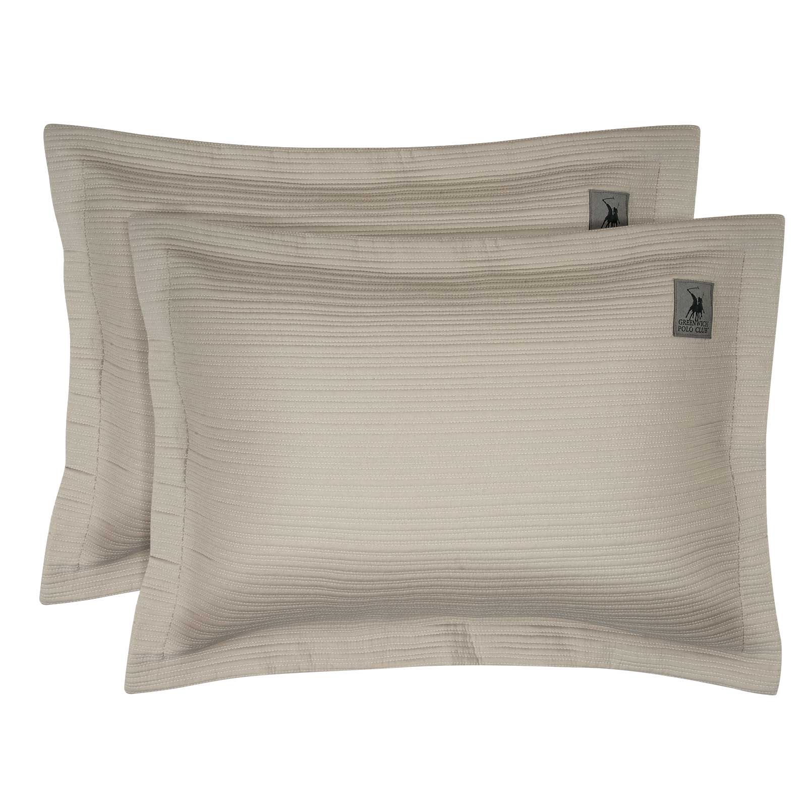 Greenwich Polo Club Ζευγος Μαξιλαροθηκες Essential 4455 Taupe Taupe