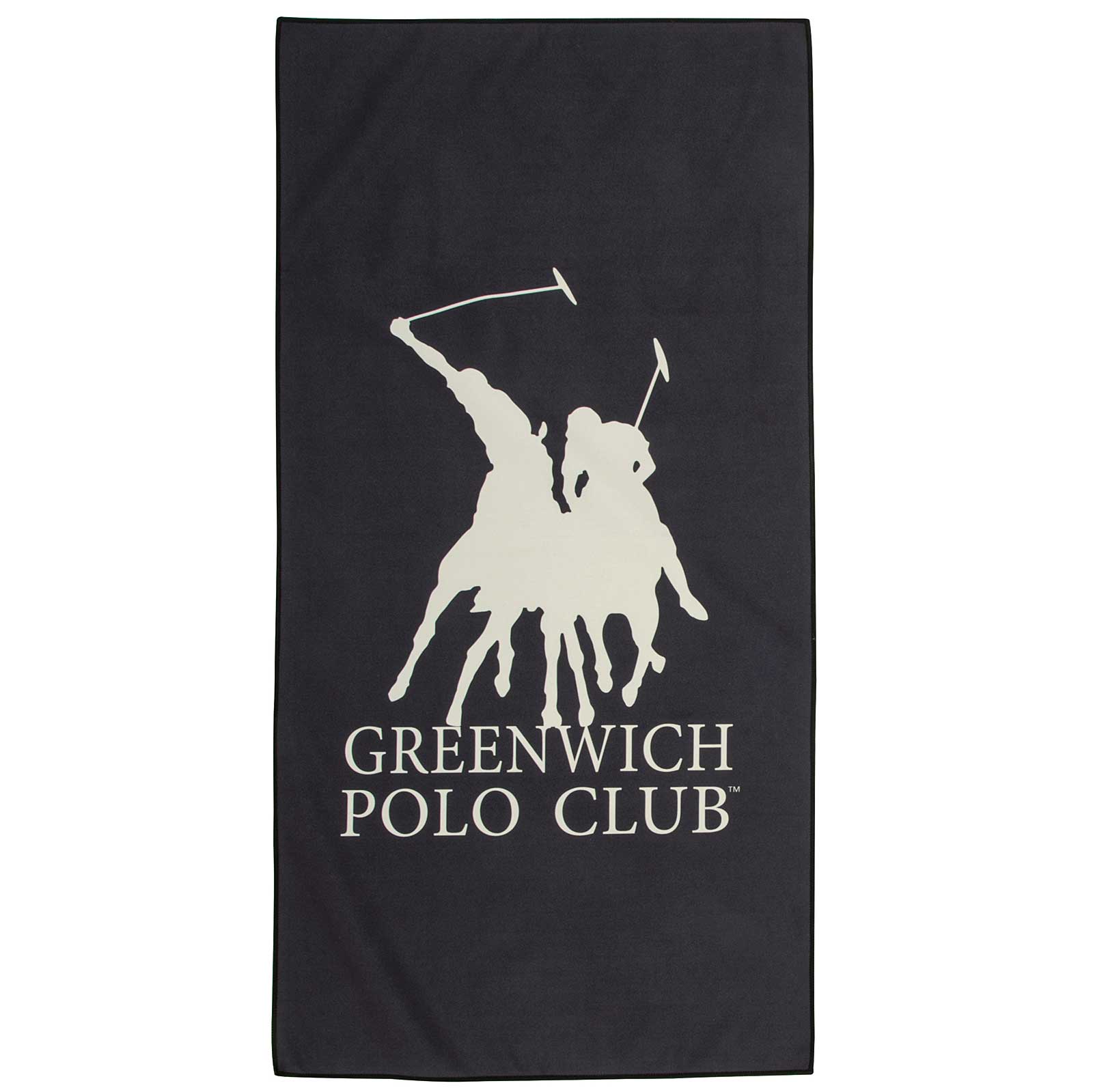 Greenwich Polo Club Πετσετα Γυμναστηριου 45Χ90 4188 Black/Grey Black/Grey
