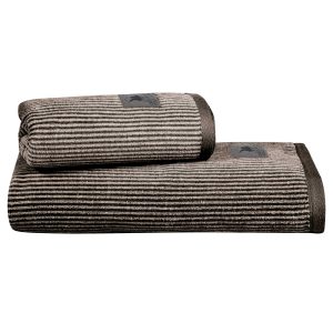 Greenwich Polo Club Πετσετα Προσωπου 50X90 Loft 4141 Dark Grey - Nude Dark Grey - Nude