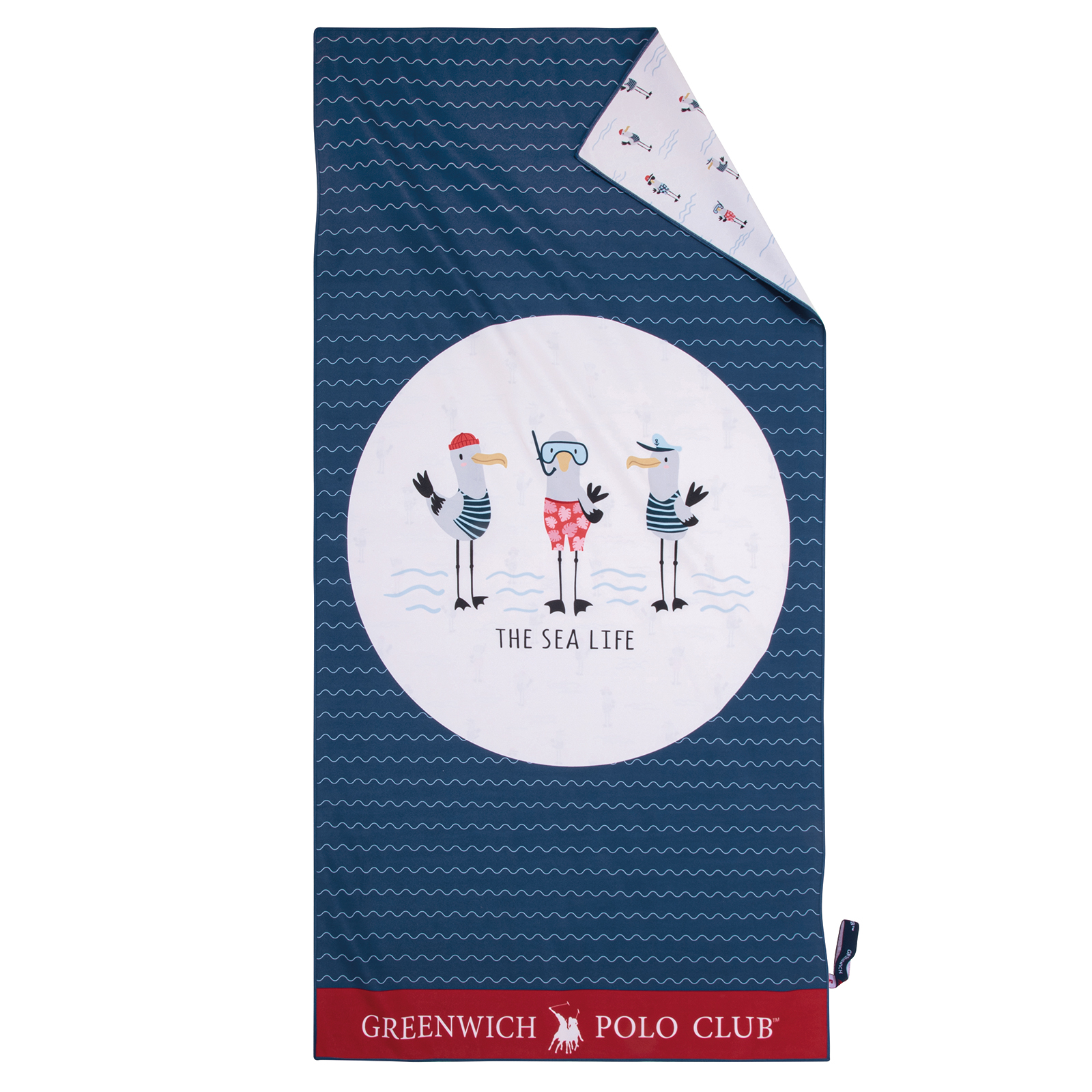 Greenwich Polo Club Πετσετα Θαλασσησ 70Χ140 3880 Κοκκινο - Λευκο - Μπλε Κοκκινο - Λευκο - Μπλε - Image 4