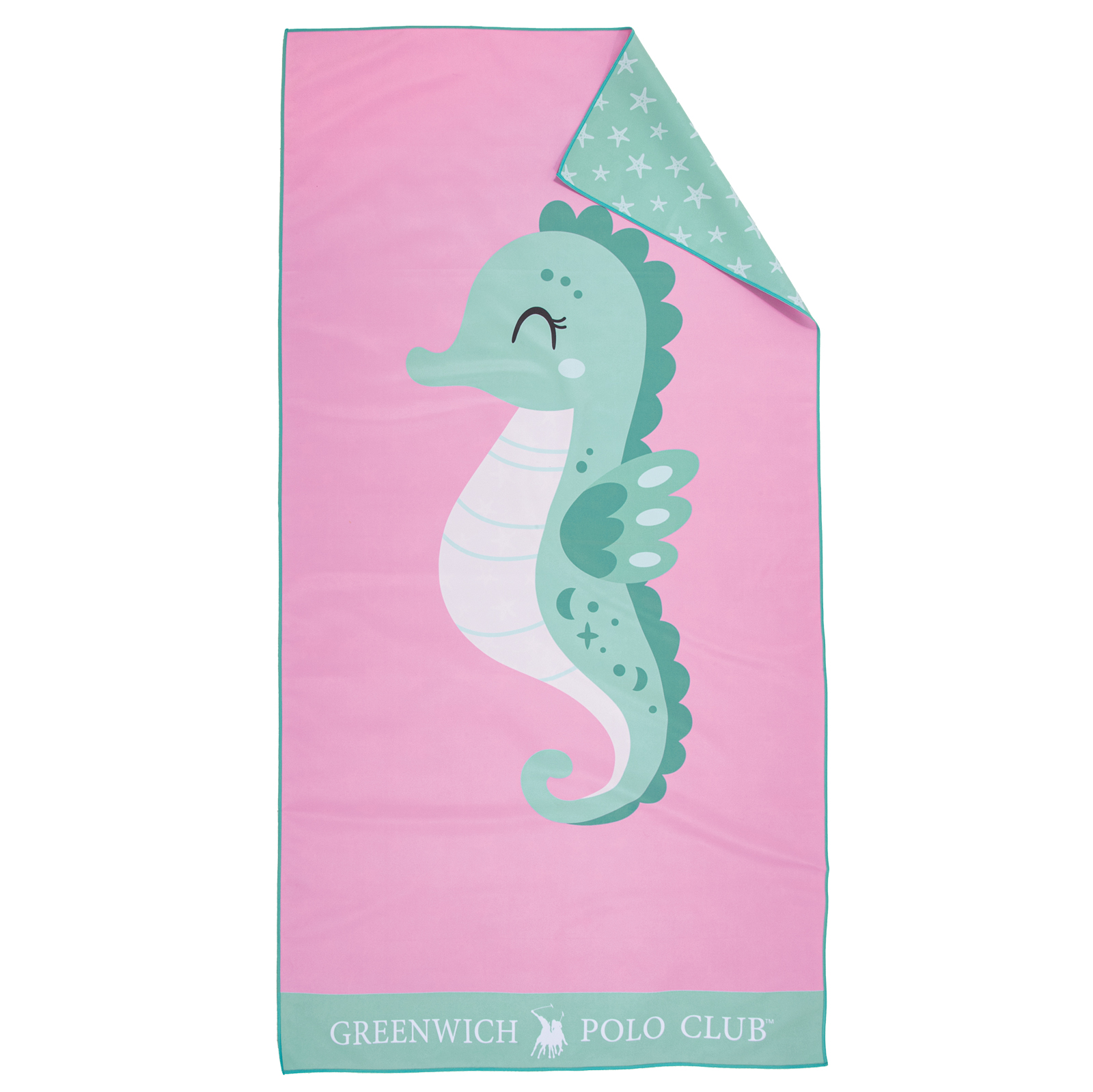 Greenwich Polo Club Junior Πετσετα Θαλασσης 70Χ140 4176 Pink - Μιντ Pink - Μιντ