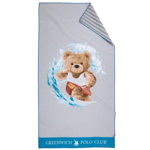 Greenwich Polo Club Junior Πετσετα Θαλασσης 70Χ140 4179 Blue - Grey Blue - Grey