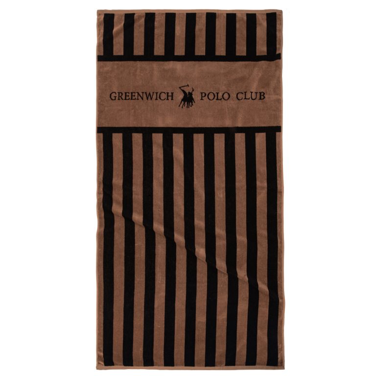Greenwich Polo Club Πετσέτα Θαλάσσης 90x180 Brown