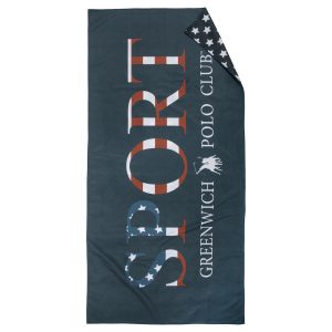 Greenwich Polo Club Πετσετα Θαλασσης 80Χ170 Essential 5206 Blue Blue