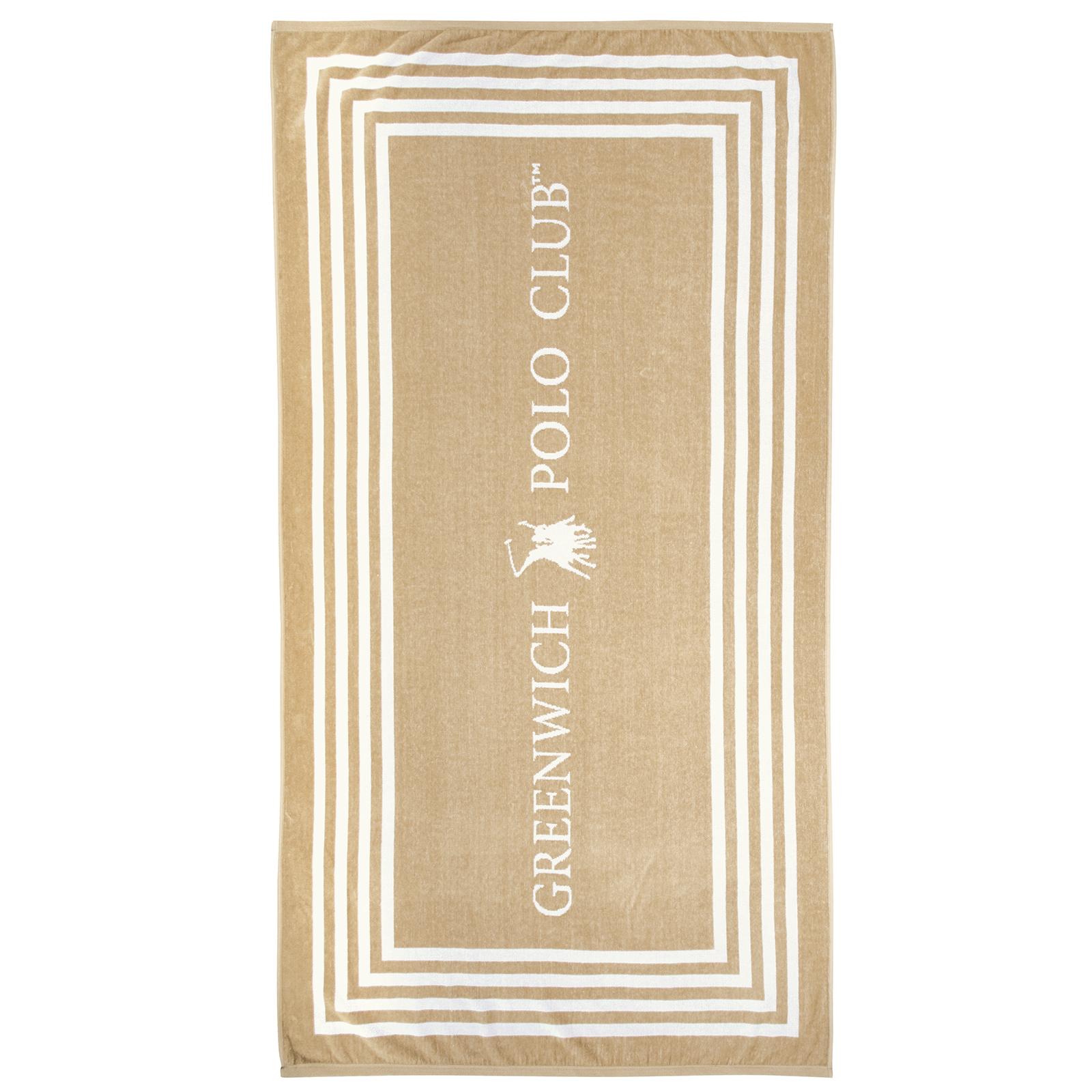 Greenwich Polo Club Πετσετα Θαλάσσης 90Χ170 4053 Black - Taupe - Image 3