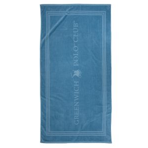 Greenwich Polo Club Πετσετα Θαλασσης 90Χ170 Essential 5201 Dusty Blue Dusty Blue