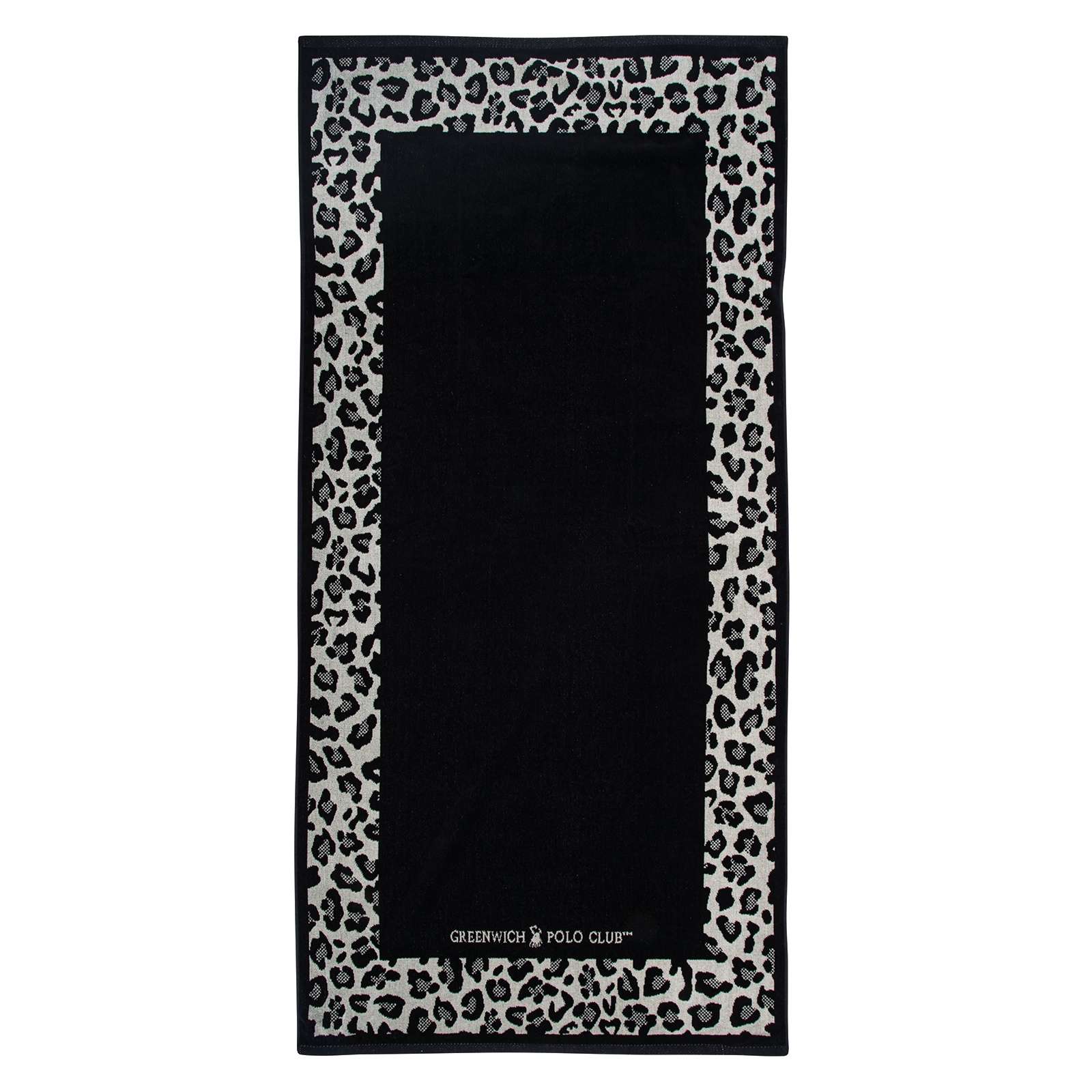 Greenwich Polo Club Πετσέτα Θαλάσσης 90x180 3861 Beige-Black - Image 3