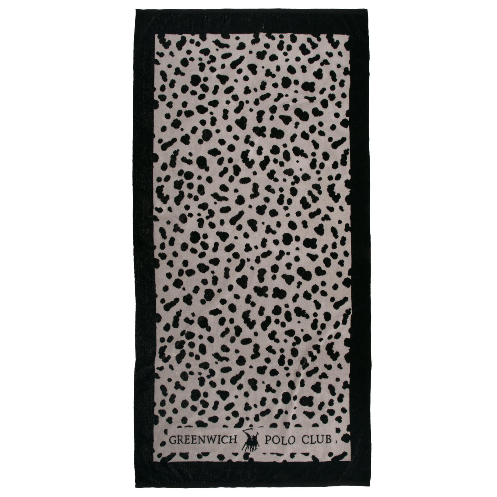 Greenwich Polo Club Πετσέτα Θαλάσσης Essential 5237 90x180 Black, Taupe