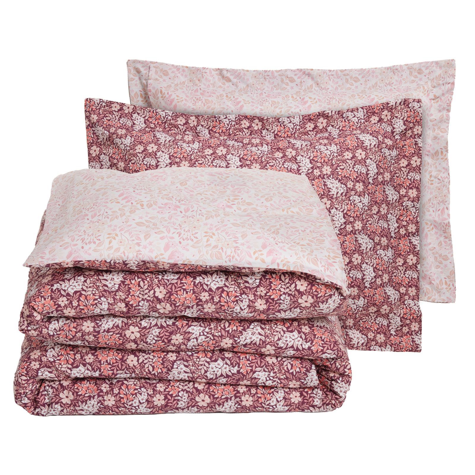 Das Home Σετ Παπλωματοθηκη Μονη Casual 5433 Bordeaux - Nude Bordeaux - Nude - Image 6