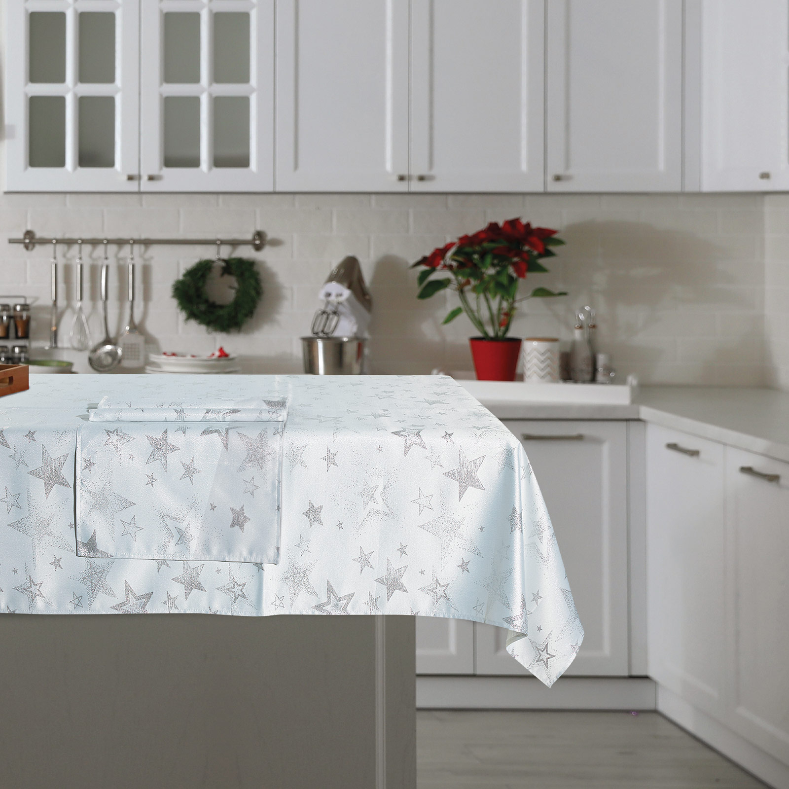 Das Home Christmas Runner 45Χ140 0719 Ασημι - Ιβουαρ Ασημι - Ιβουαρ - Image 4
