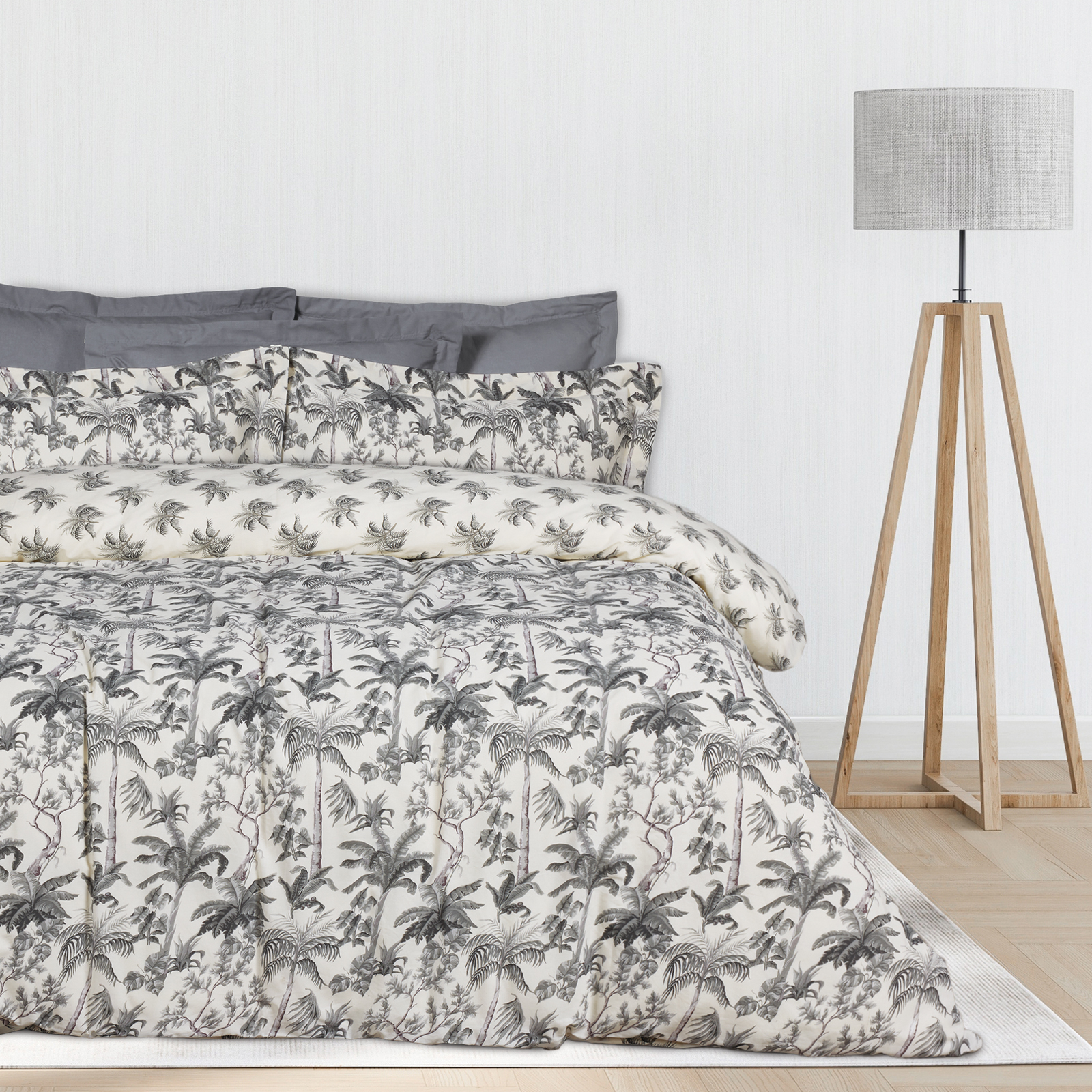 Das Home Σετ Σεντονια Μονα Με Λαστιχο Casual 5429 Ecru - Grey Ecru - Grey - Image 4