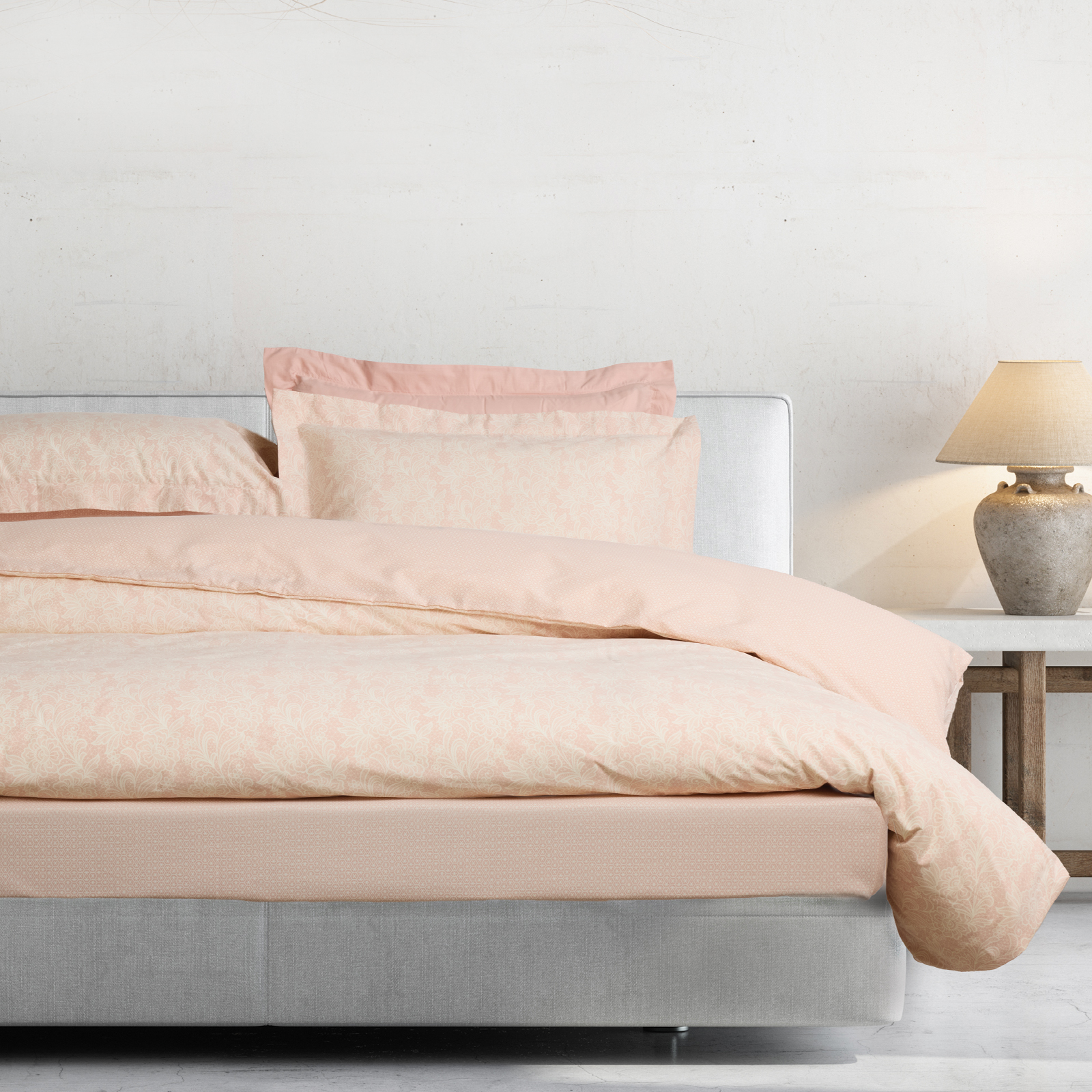 Das Home Σετ Σεντονια Υπερδιπλα Με Λαστιχο Casual 5441 Ivory - Nude Ivory - Nude