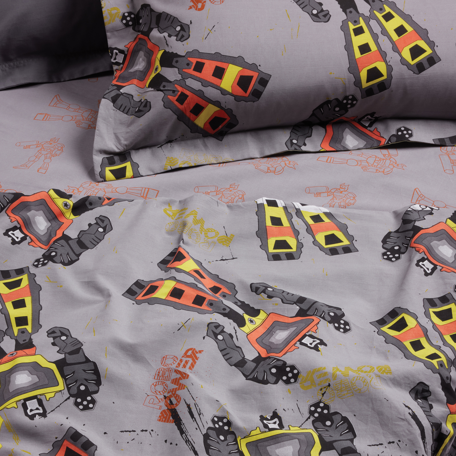 Das Kids Σετ Σεντονια Μονα 4974 Grey 170x260 + 50x70 - Image 5