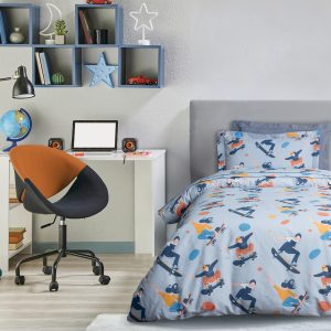 Das Kids Σετ Σεντονια Μονα 4985 Grey Grey