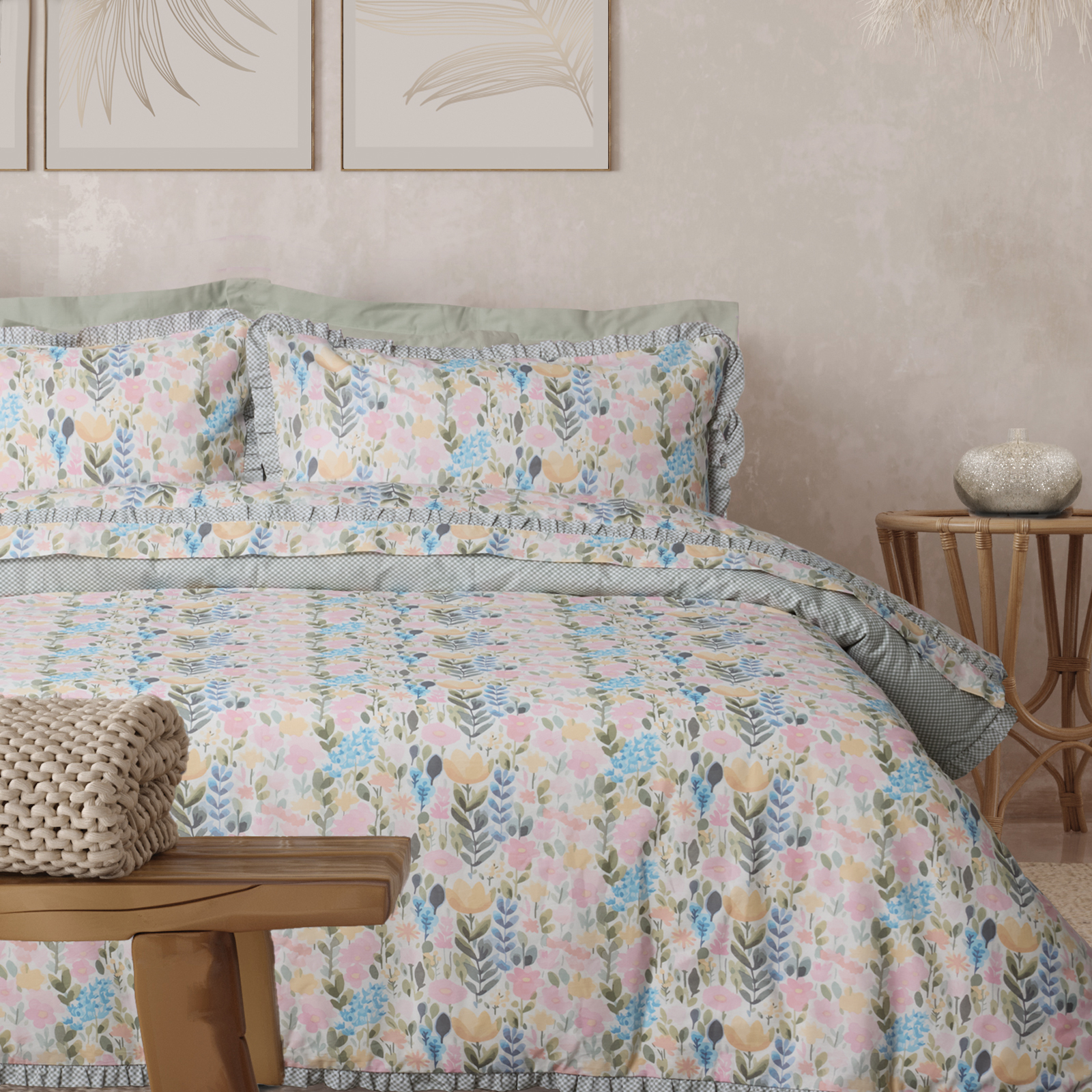 Das Home Σετ Σεντονια Υπερδιπλα Daily 3184 Color - Multi Color - Multi