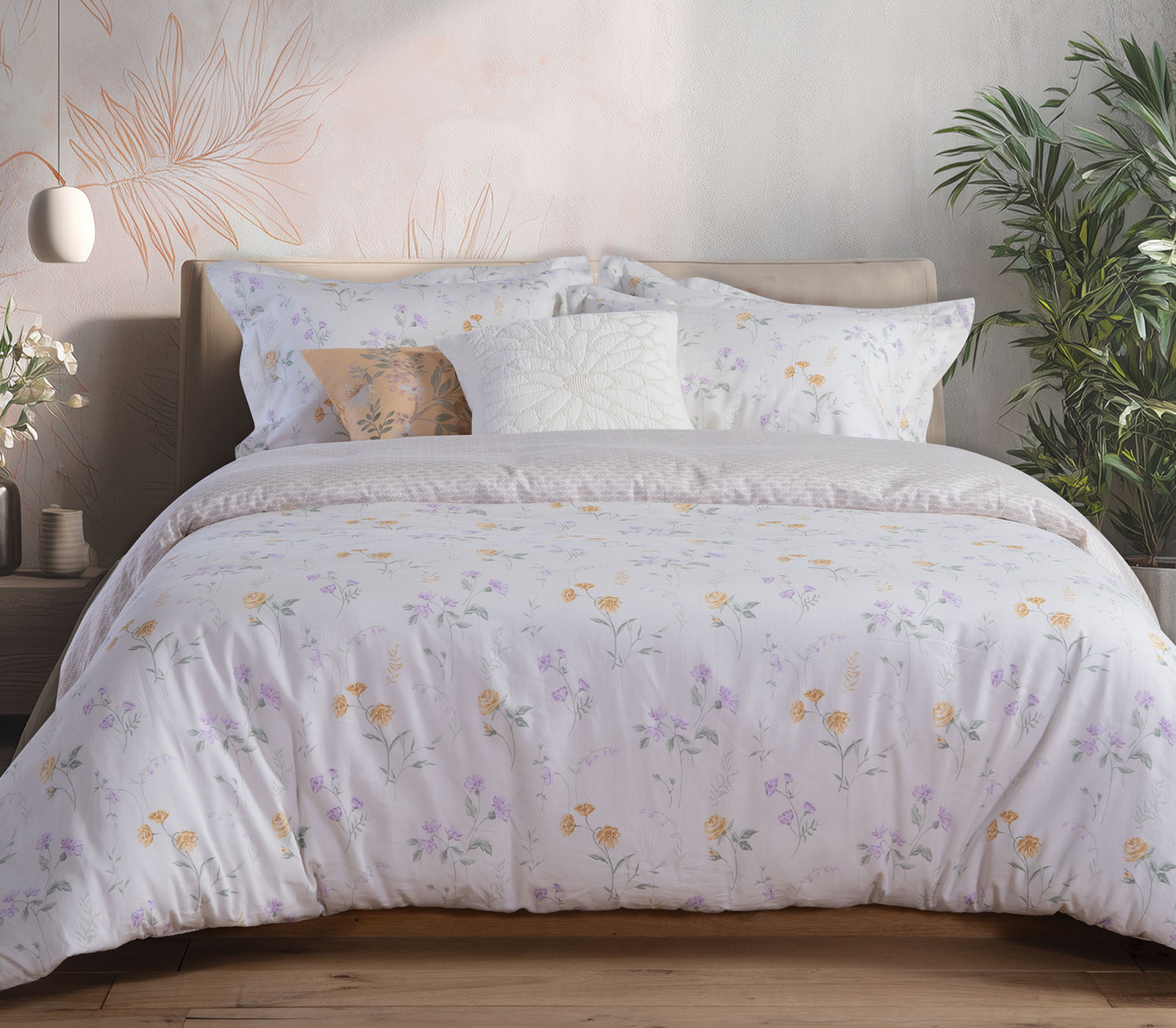 ΣΕΤ ΣΕΝΤΟΝΙΑ KING SIZE ROZARIA ECRU 270X280 NEF-NEF HOMEWARE