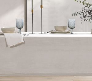 ΤΡΑΠΕΖΟΜΑΝΤΗΛΟ ΡΟΤΟΝΤΑ STEADY D.180cm NEF-NEF HOMEWARE