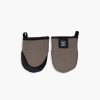 Nef-Nef Homeware Γάντι Κουζίνας Σετ 2 τεμ. Lorin 15x17 Καφέ