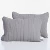 Nef-Nef Homeware Μαξιλαροθήκη Elements-Ecstatic Σετ 2 τεμ. 52x72 Grey