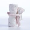 Nef-Nef Homeware Κουβερτάκι Με Αρκουδάκι Teddy 75x100 Ροζ