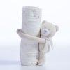 Nef-Nef Homeware Κουβερτάκι Με Αρκουδάκι Teddy 75x100 Μπεζ