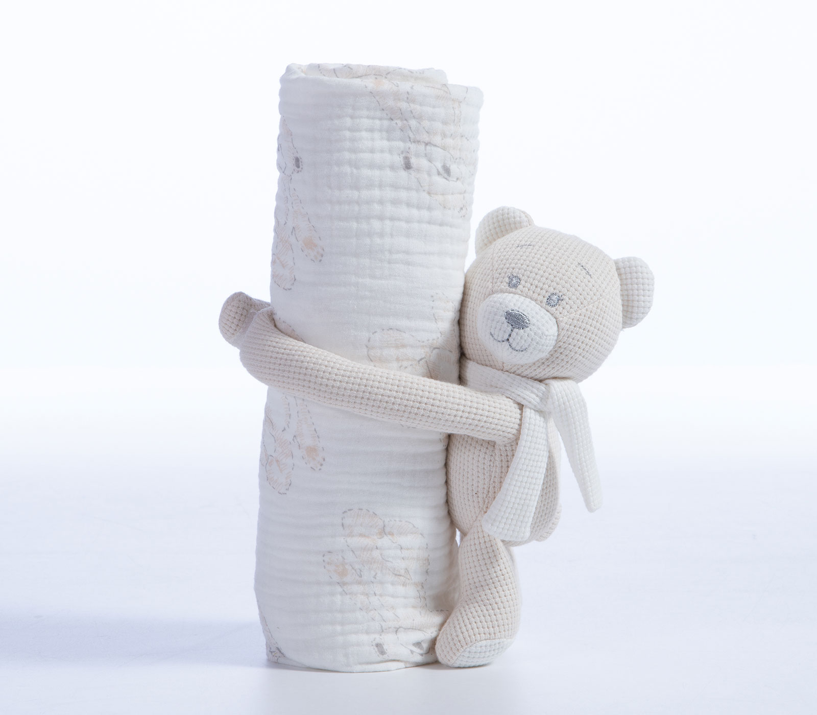 ΚΟΥΒΕΡΤΑΚΙ ΜΕ ΑΡΚΟΥΔΑΚΙ TEDDY 75X100 NEF-NEF HOMEWARE