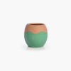 Nef-Nef Homeware Διακοσμητικό Κεραμικό Ικο Βάζο Domain 14x14x13 Πράσινο