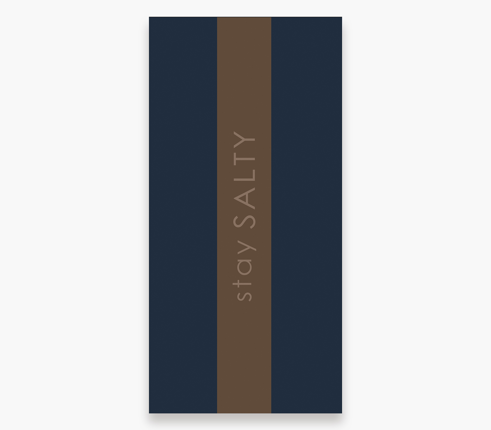 Nef-Nef Homeware Πετσέτα Θαλάσσης Stay Salty 80x160 Black