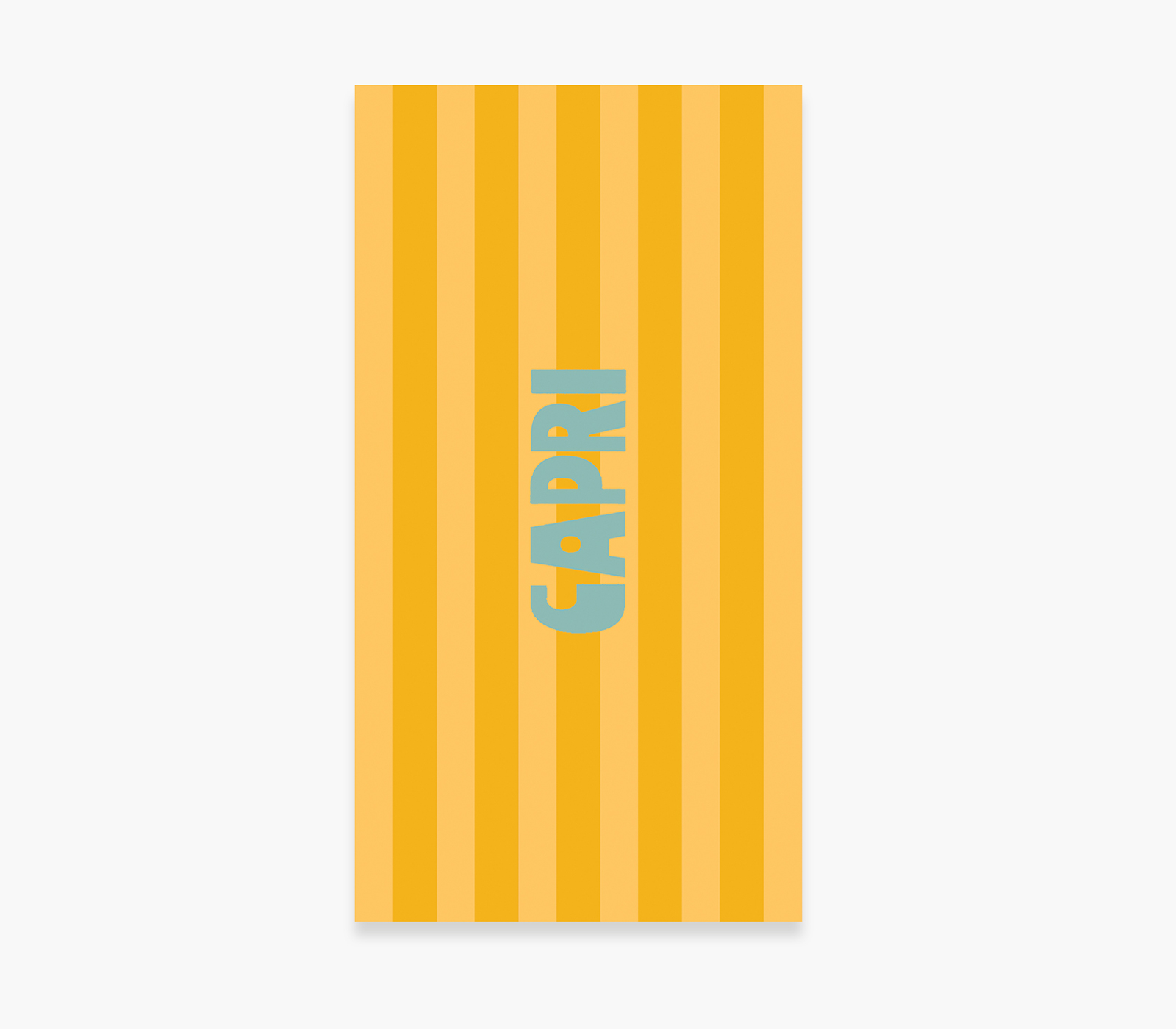 Nef-Nef Homeware Πετσέτα Θαλάσσης Capri 80x160 Yellow