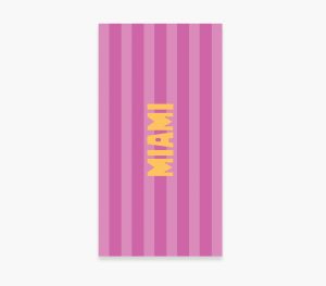 Nef-Nef Homeware Πετσέτα Θαλάσσης Miami 80x160 Pink