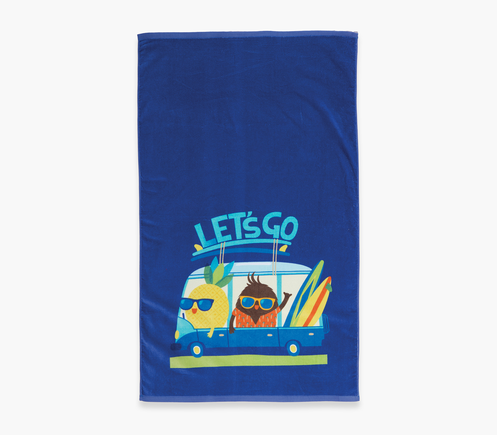 Nef-Nef Homeware Παιδική Πετσέτα Θαλάσσης Lets Go 70x120 Blue