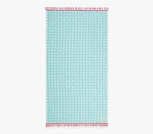 Nef-Nef Homeware Πετσέτα Θαλάσσης Option Fringes 90x170 Blue