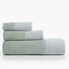 Nef-Nef Homeware Σετ Πετσέτες 3 τεμ. Calma 70x140 Πράσινο