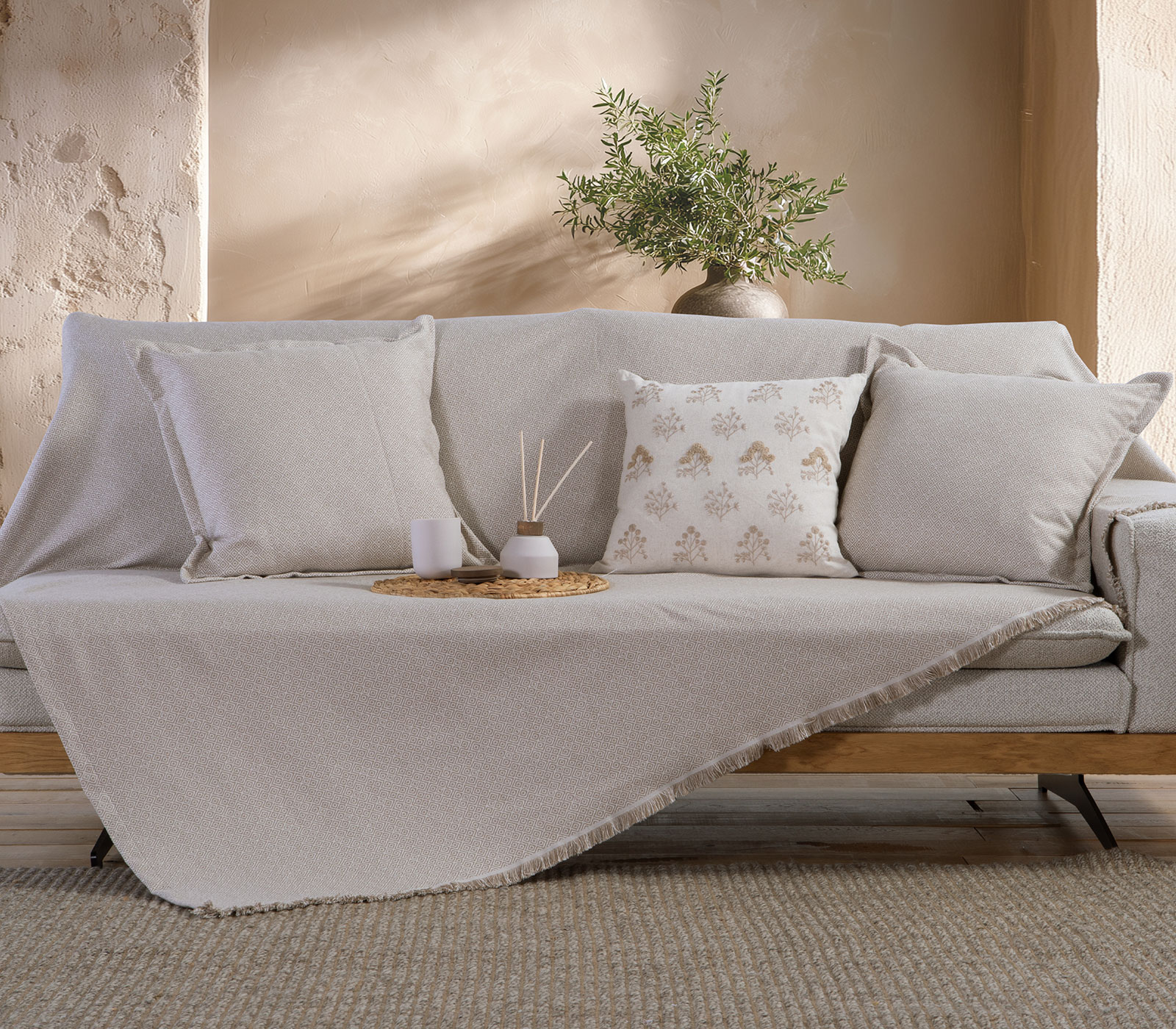 ΡΙΧΤΑΡΙ ΔΙΘΕΣΙΟΥ ΚΑΝΑΠΕ LOEN 170X250 NEF-NEF HOMEWARE