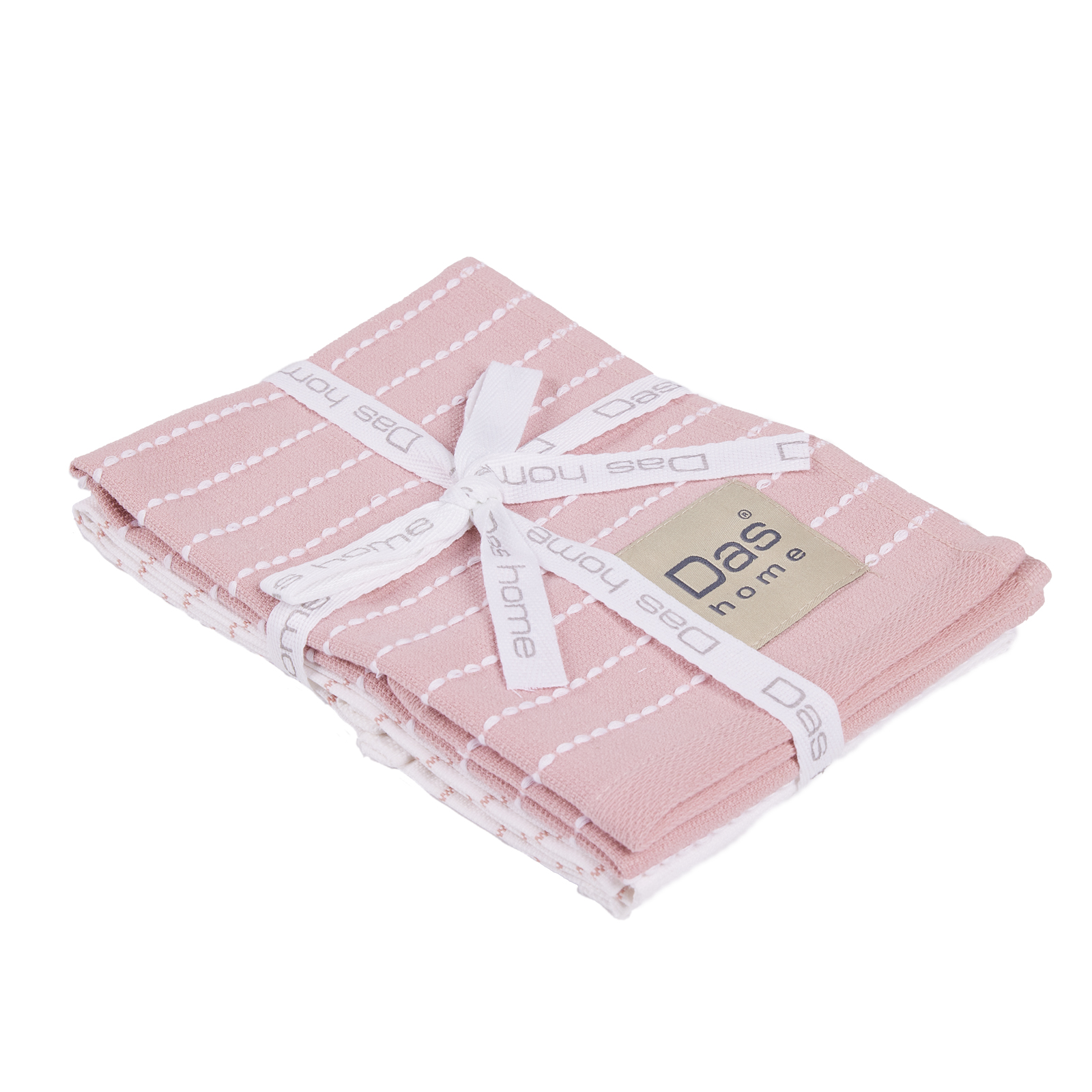 Das Home Σετ Ποτηροπανα 2Τμχ 30Χ50 0823 Pink - White - Image 4