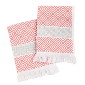 Das Home Σετ Ποτηροπανα 2Τμχ 30Χ50 0893 Grey - Nude Grey - Nude