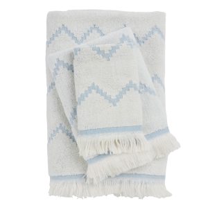 Das Home Σετ Πετσετες 3Τεμαχιων Best 0870 Dusty Blue Dusty Blue