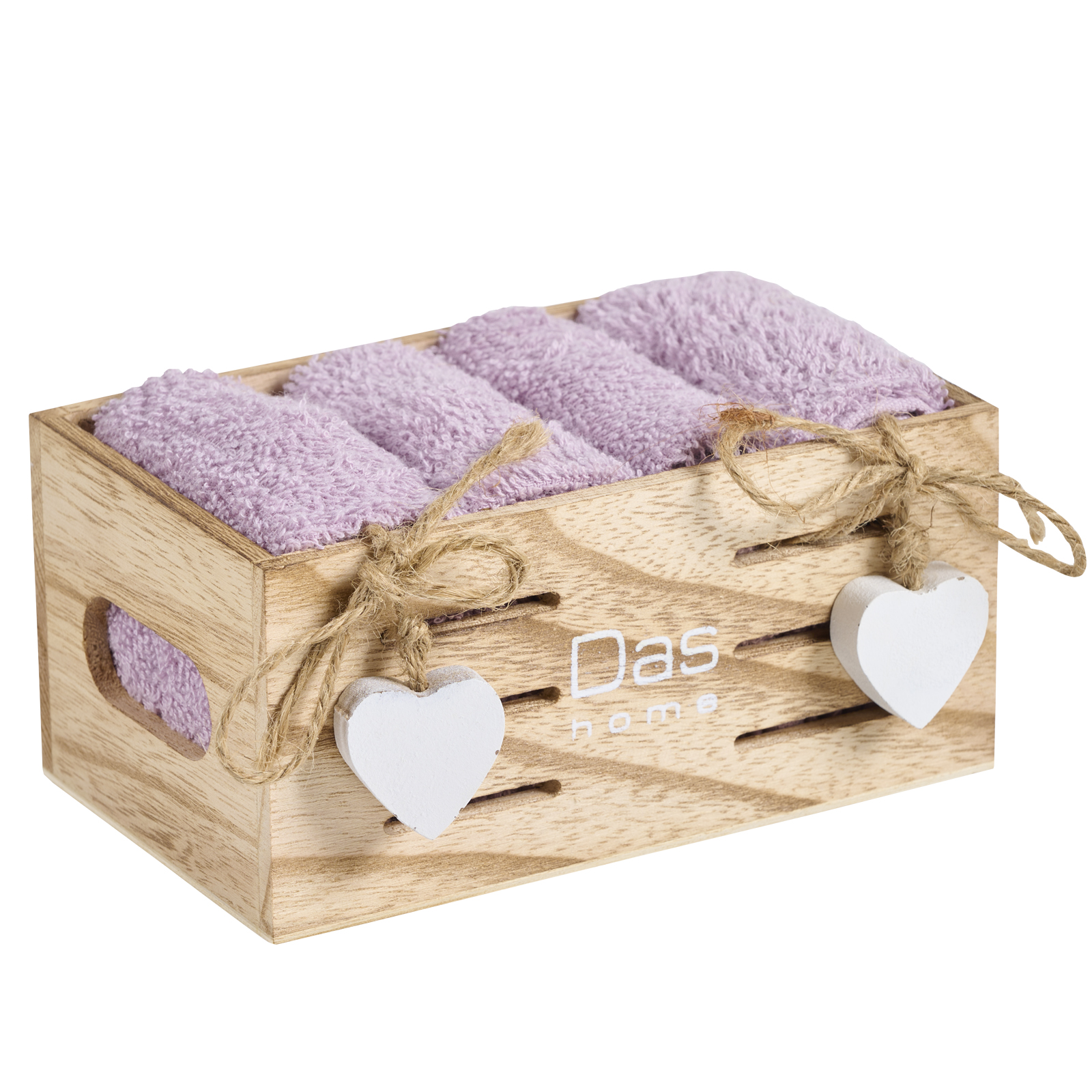 Das Home Σετ Πετσέτες 4Τεμαχιων Soft 4007 Lilac Lilac - Image 3