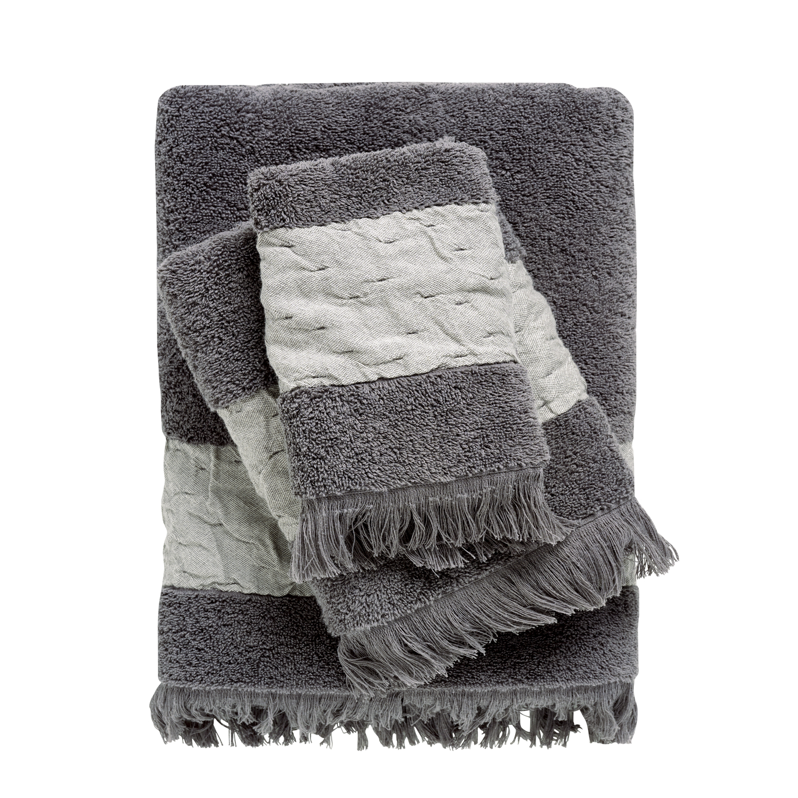 Das Home Σετ Πετσέτες 3Τεμαχια Daily 0746 Dark Grey Dark Grey - Image 3