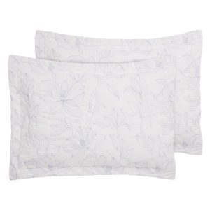 Das Home Ζευγος Μαξιλαροθηκες Happy 9659 White White