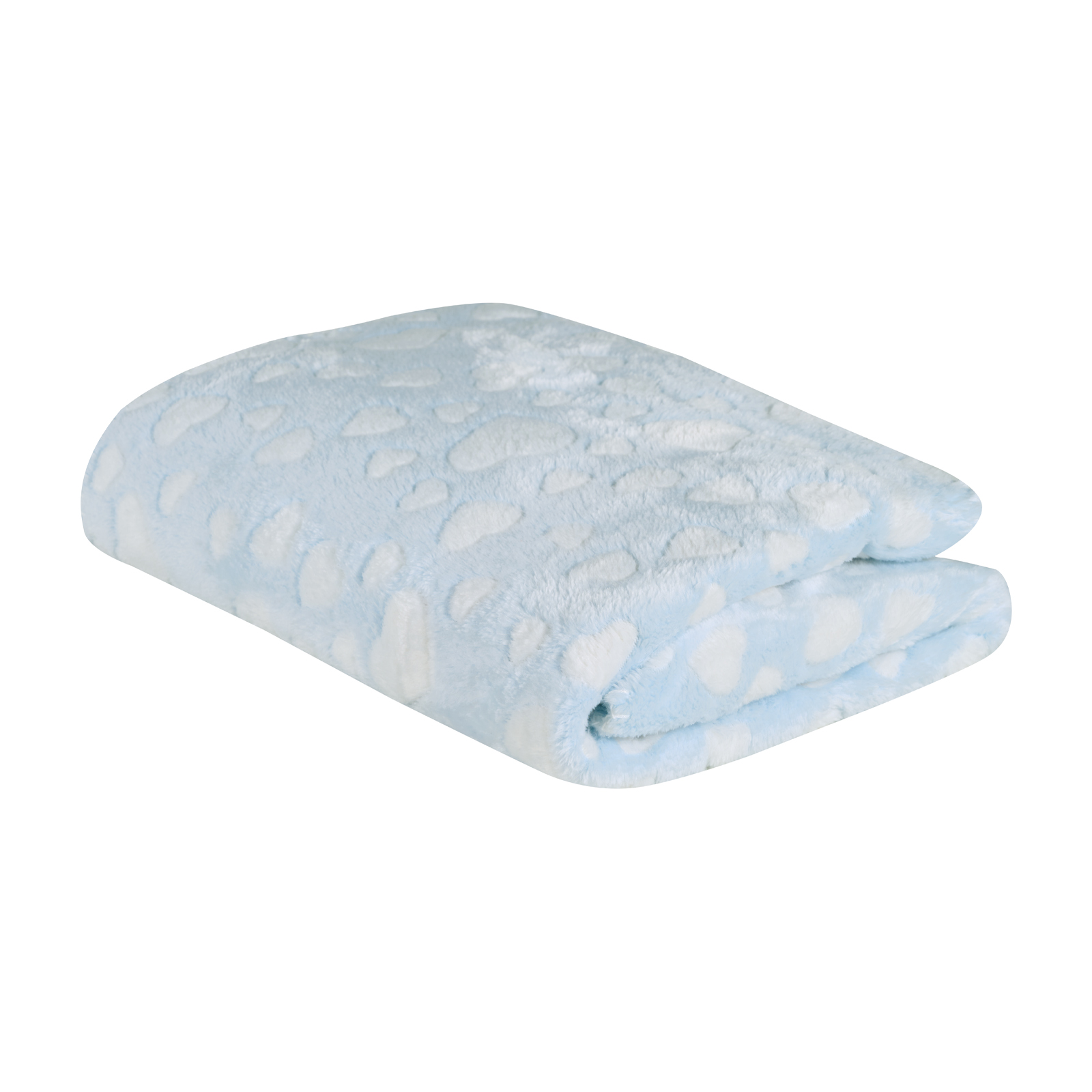 Das Baby Κουβερτα Fleece 75X100 Relax 4908 Light Blue Light Blue - Image 4