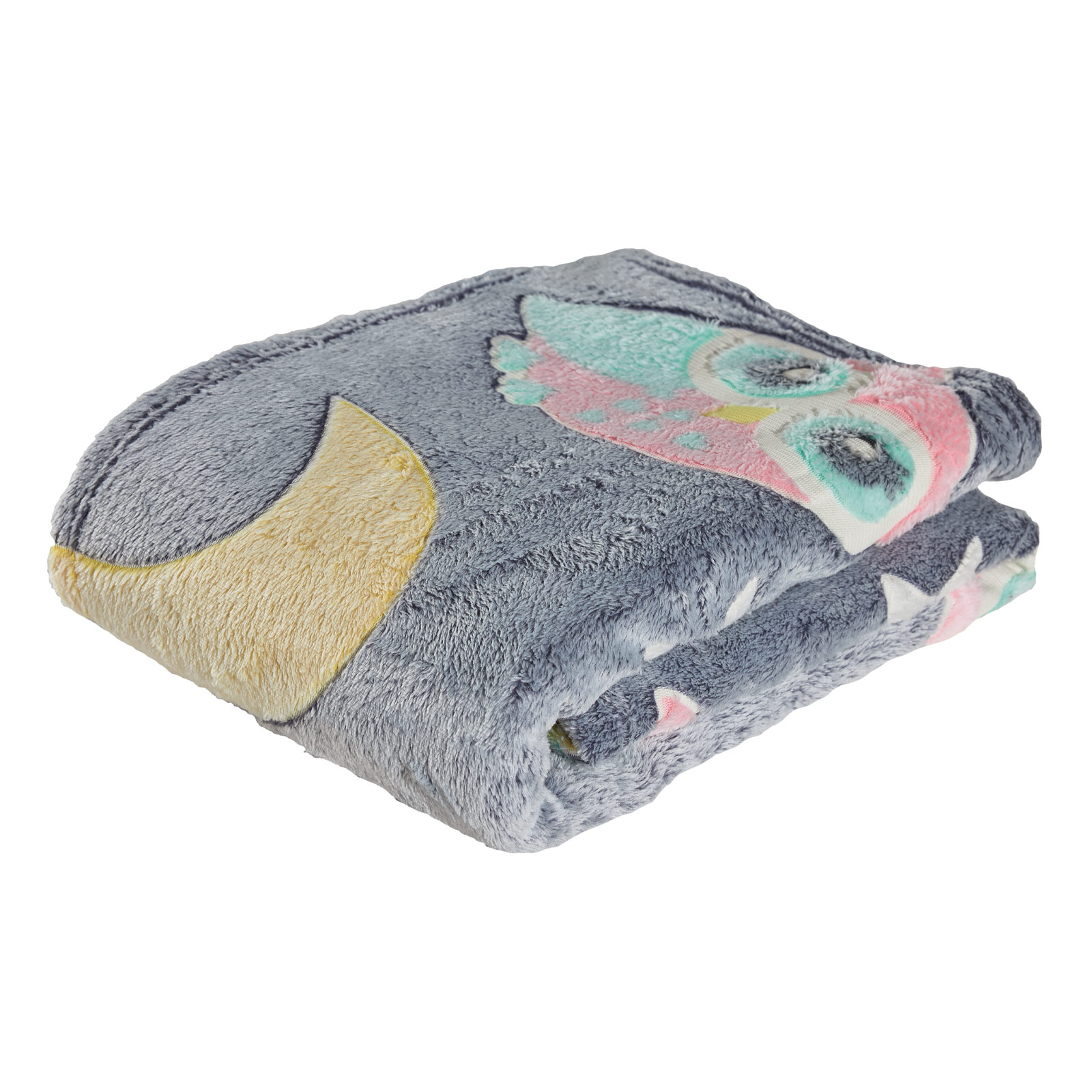 Das Baby Κουβερτα Fleece 110Χ150 Relax 4864 Γκρι - Κιτρινο - Ροζ Γκρι - Κιτρινο - Ροζ - Image 5