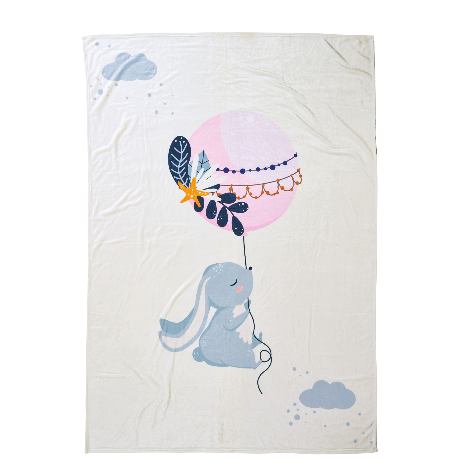 Das Baby Κουβερτα Fleece 110Χ150 Baby Fun 4915 Light Blue - Mint - Pink Light Blue - Mint - Pink - Image 6