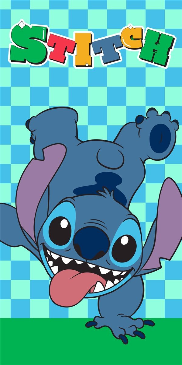 DIMcol Πετσέτα Θαλάσσης Quick Dry Disney Home Lilo & Stitch 186 70X140 Aqua-Sky Blue 100% Microfiber