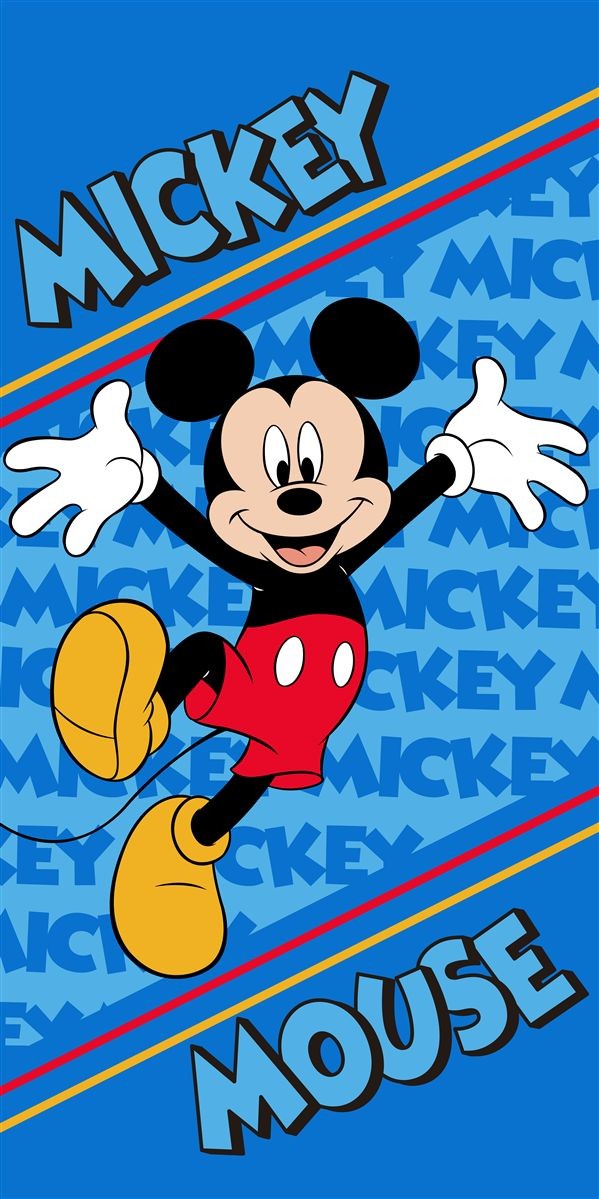DIMcol Πετσέτα Θαλάσσης Quick Dry Disney Home Mickey 177 70X140 Blue 100% Microfiber
