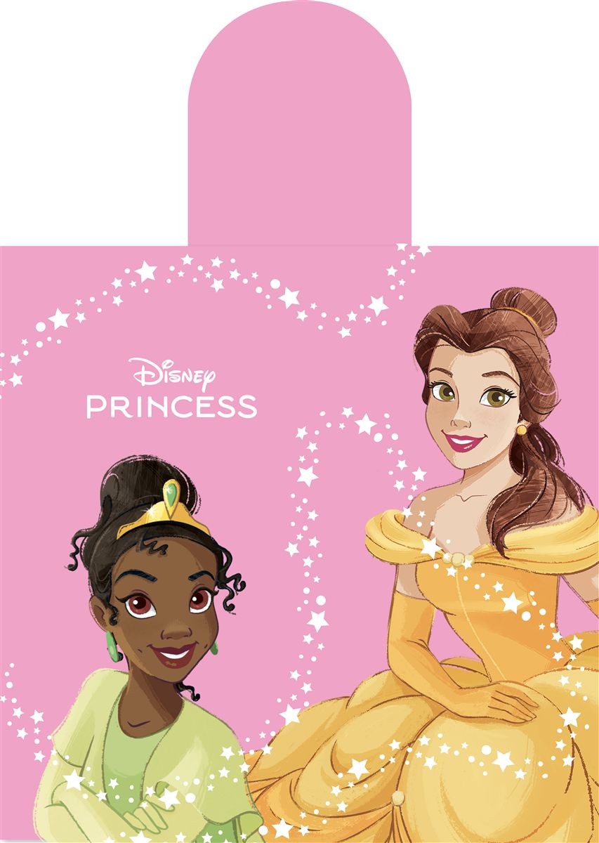 DIMcol Πόντσο Θαλάσσης Quick Dry Disney Home Princess 192 50X100 Baby Pink 100% Microfiber - Image 2