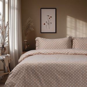 Beauty Home Σετ σεντόνια μονά με λάστιχο Art 10101 Fancy 110x200+30 Μπεζ